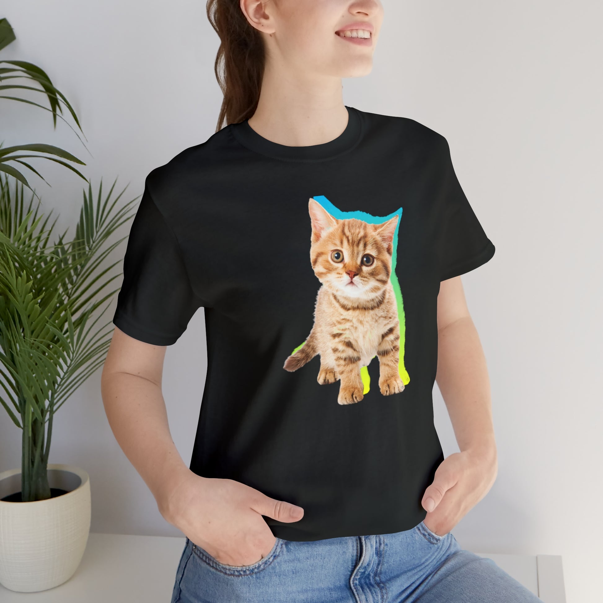 Custom-print, T-shirt, Cat, Kitten