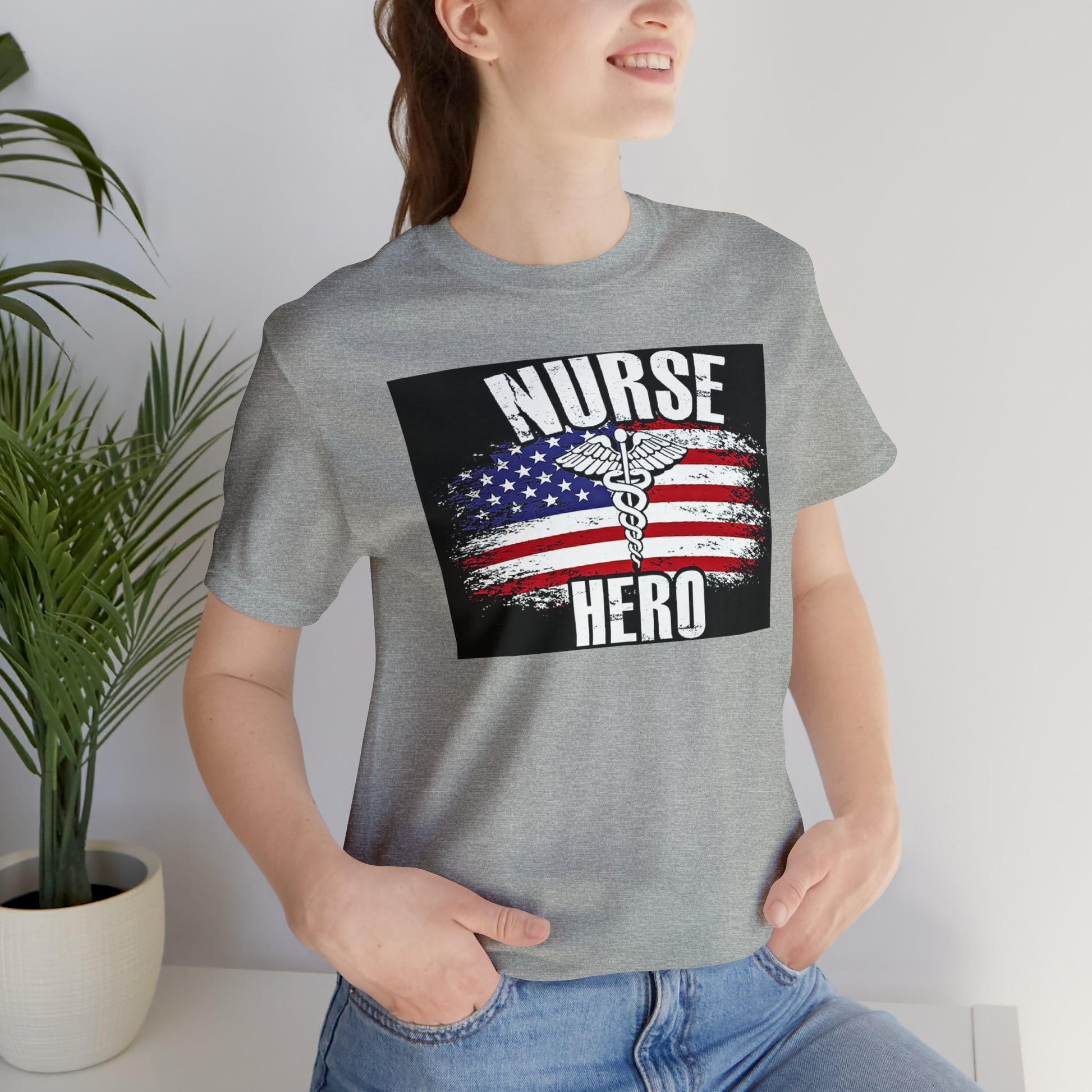 Custom-print, T-shirt, Hero, Nurse