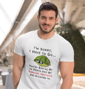 Custom-print, T-shirt, Funny, Sarcasm