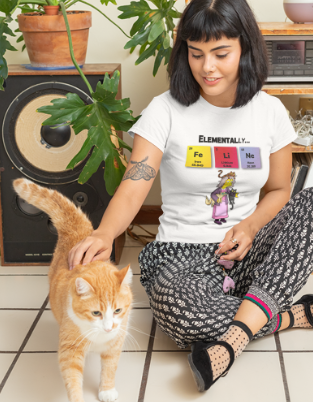 Custom-print, T-shirt, Cat, Kitten